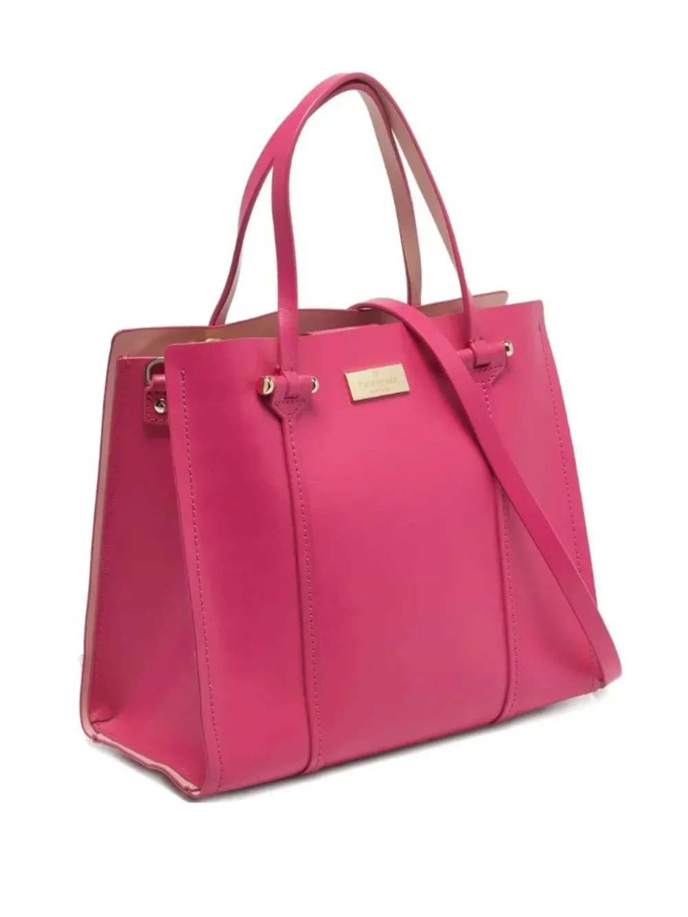 Euc Kate Spade Ny Pink Leather Shoulder Bag Purse